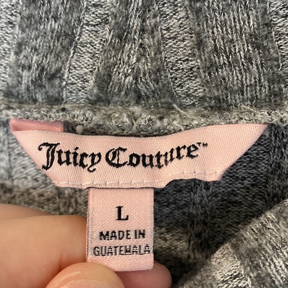 Juicy Couture High/ Low Ribbed Sweater. Size L - Picture 3 of 3